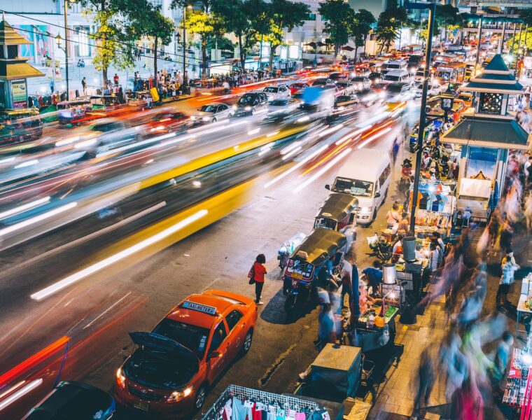 street time lapse photography